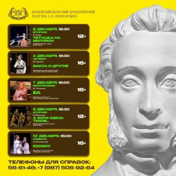 Спектакли по Пушкинской карте