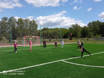 Летняя спортивная площадка. Июнь