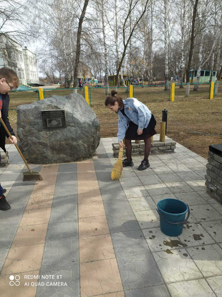 Благоустройство памятников в селе Чемодановка